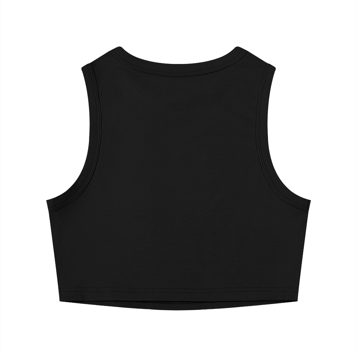 Women's Tight ANGELS FLAME LOVE Crewneck Crop Tank Top