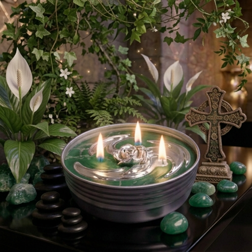 FORGIVENESS & HEALING ANGELS FLAME PRAYER CANDLE