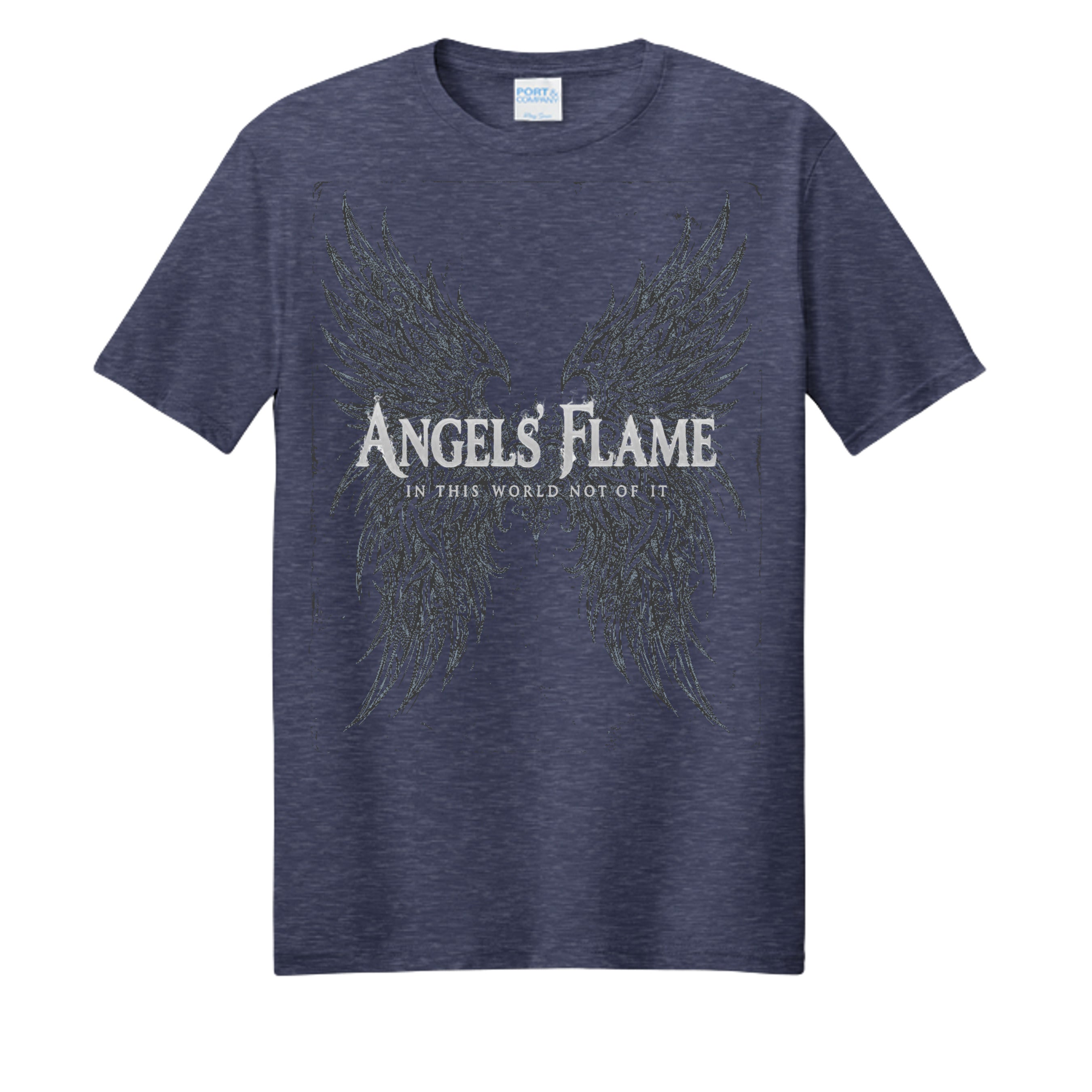 Team Navy Heather - PC455 - FRONT