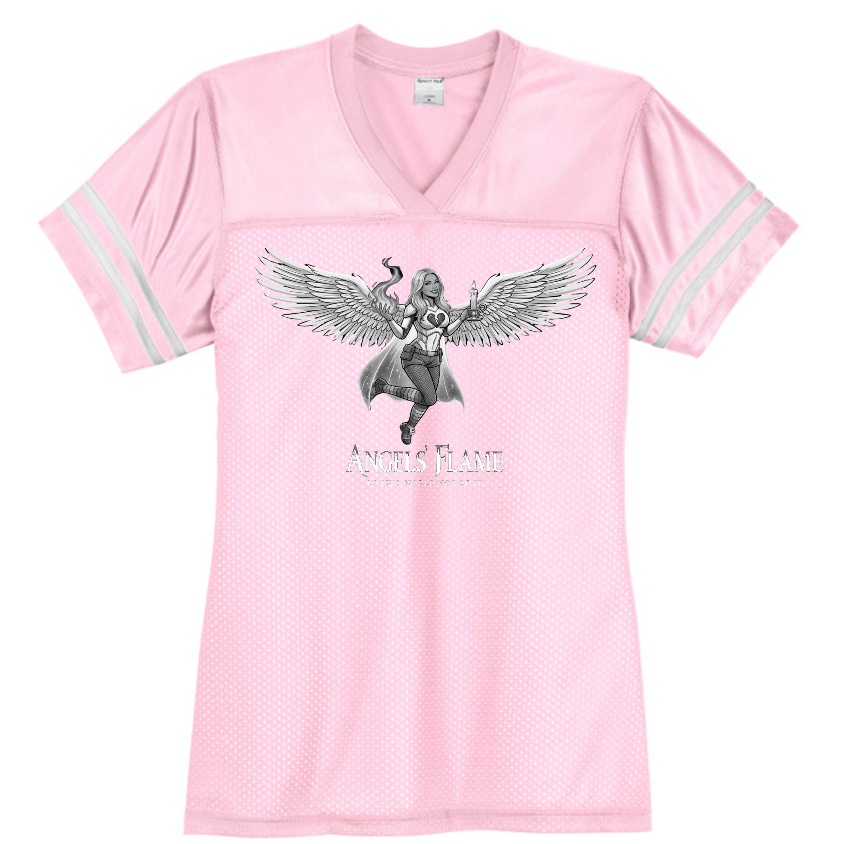 Lt Pink/White - LST307 - FRONT